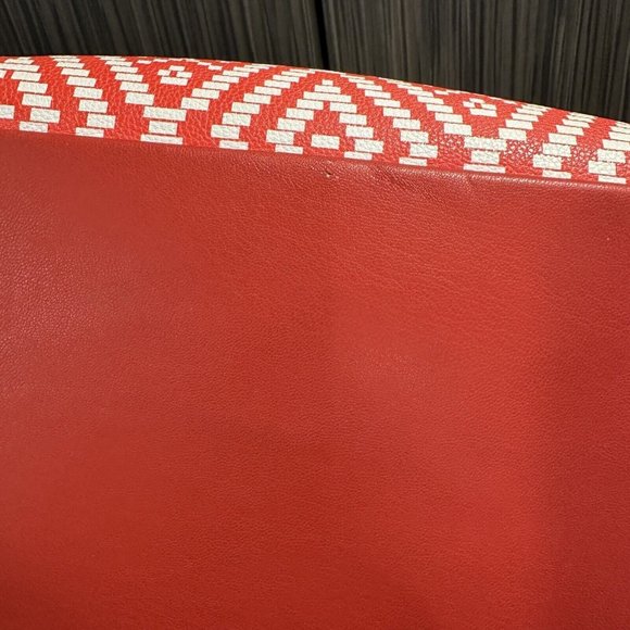 INC International Concepts Reyna Popsicle Tote Faux Leather Large Bag Red Yellow - Picture 10 of 14